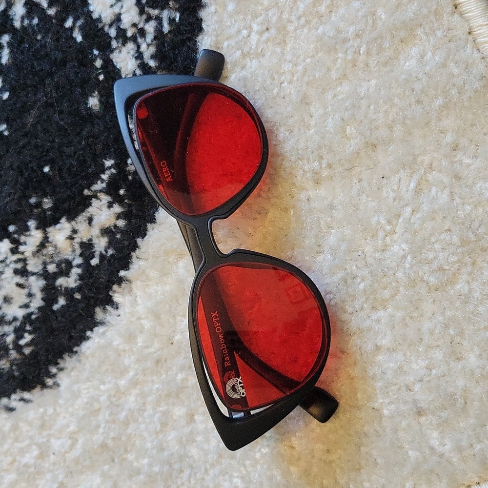 Red Cat Eye Sunglasses